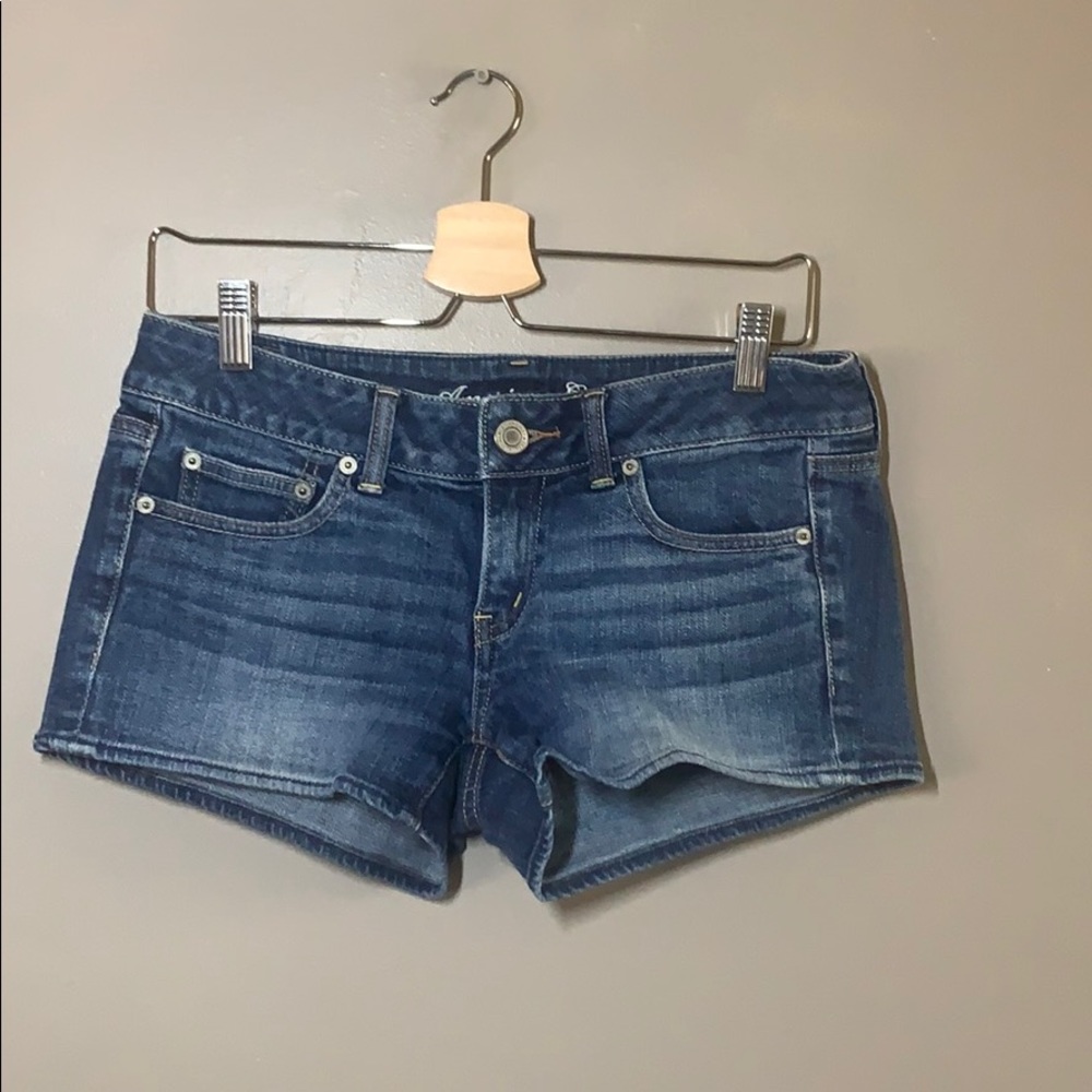 Denim stretch American eagle shorts